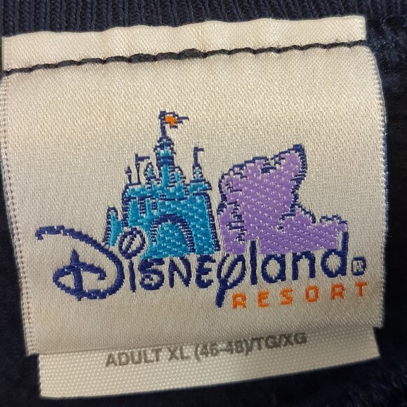 DISNEY Sweatshirt Unisex Adult Extra Large US XL Classic Mickey Mouse Navy Blue - Picture 3 of 6
